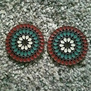 Hippie Mandala Earrings